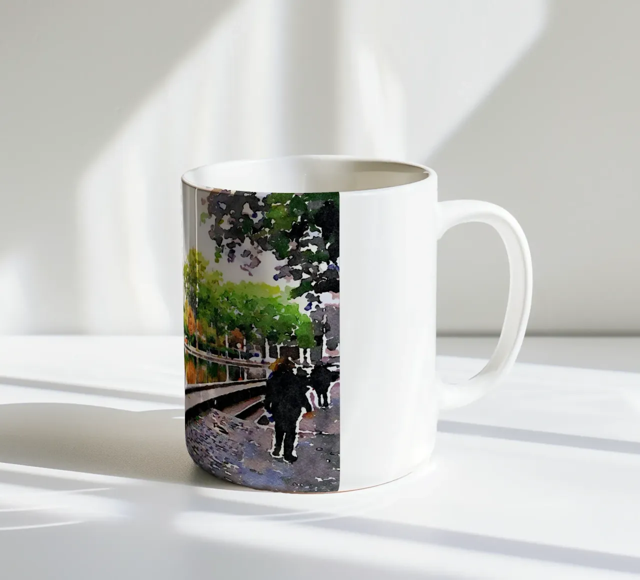 A Parigi tazza in ceramica da Massimo Frascogna