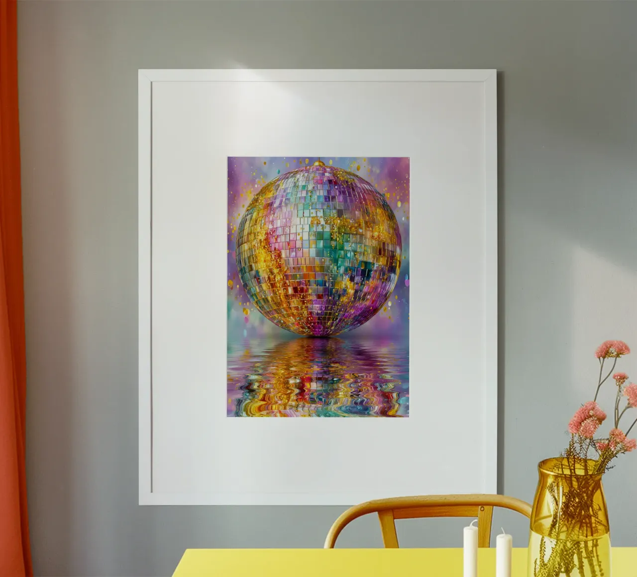 Disco ball poster da Justyna Jaszke JBJart