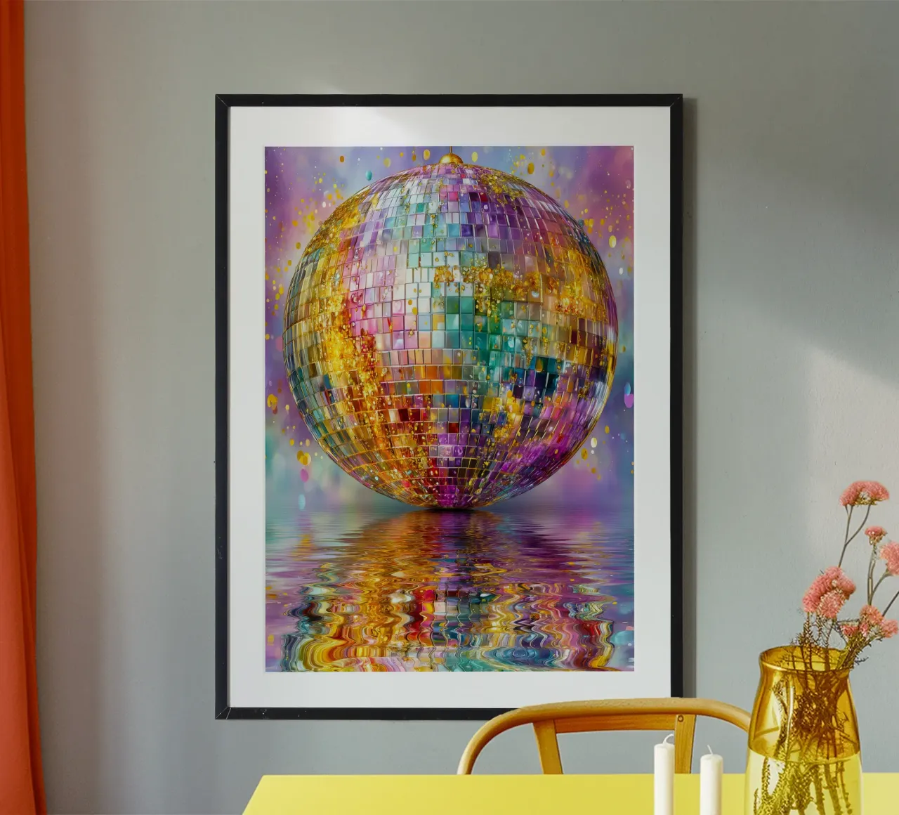 Disco ball poster da Justyna Jaszke JBJart