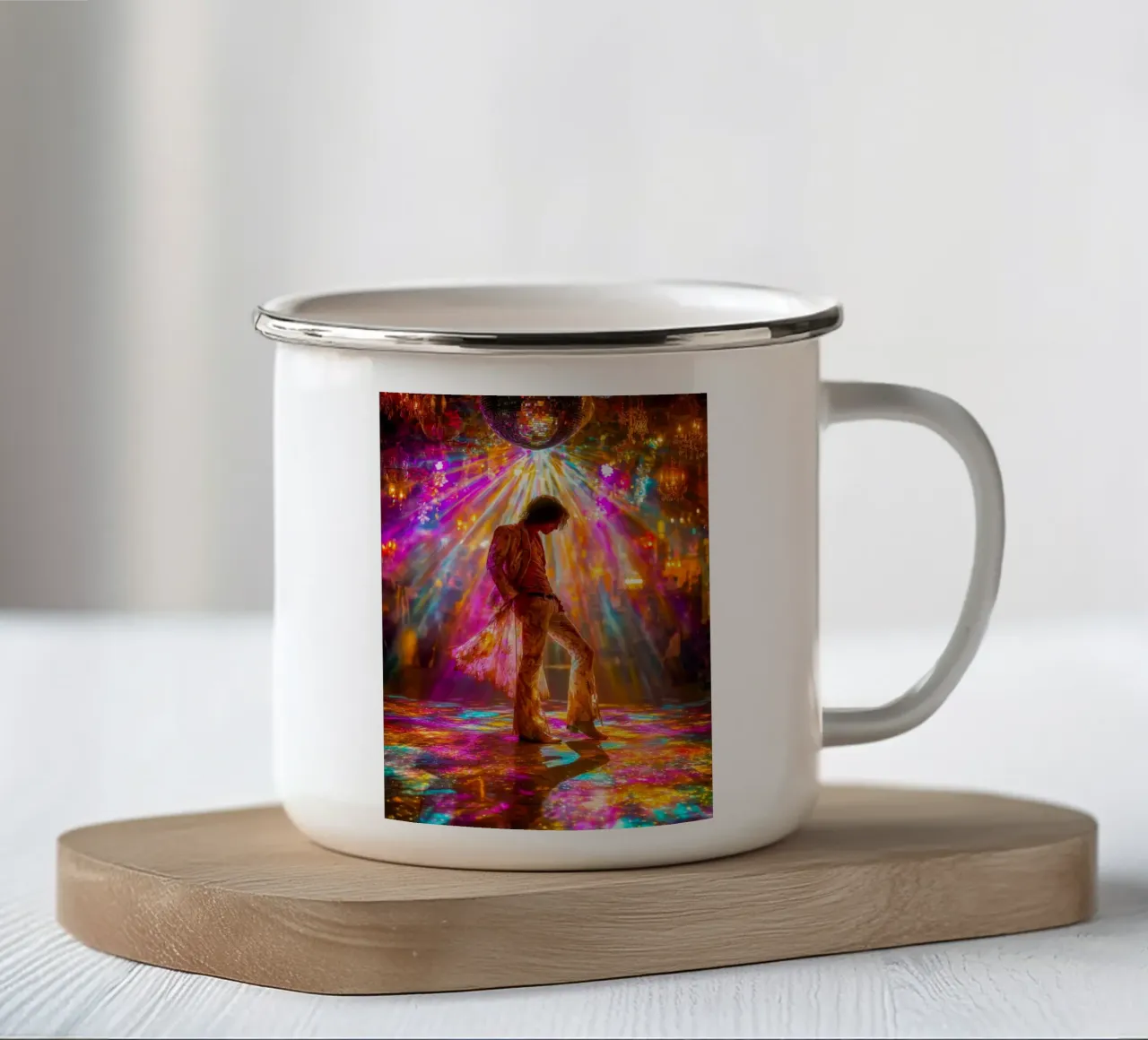 Disco boy tazza in smalto da Justyna Jaszke JBJart