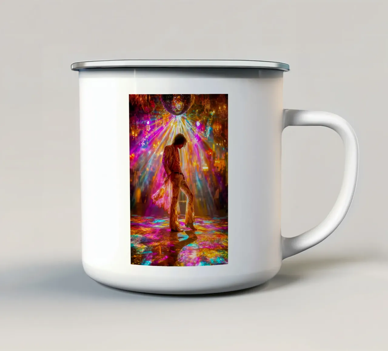 Disco boy tazza in smalto da Justyna Jaszke JBJart