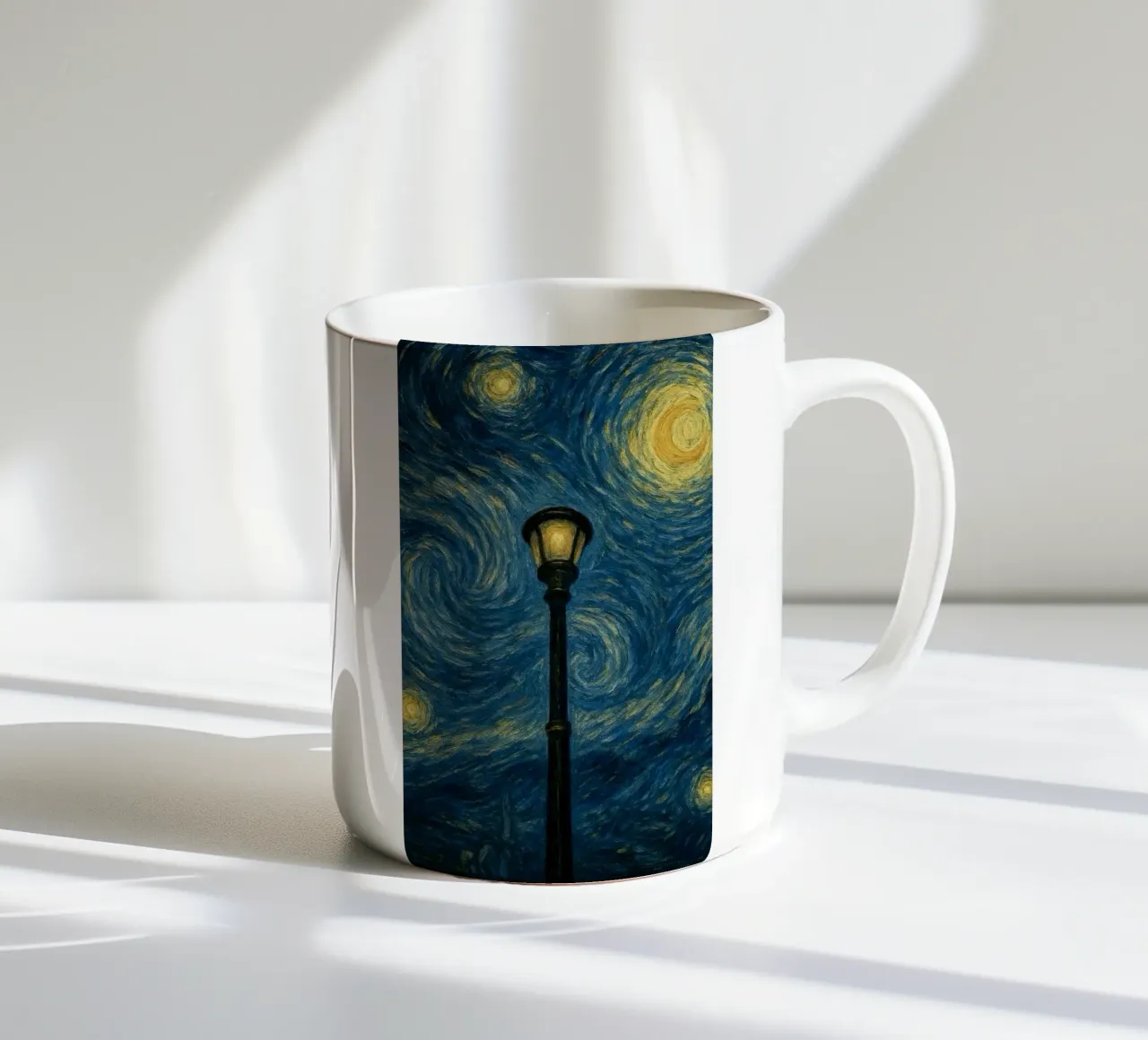 illuminazione stradale di notte tazza in ceramica da Piper Shop Oke
