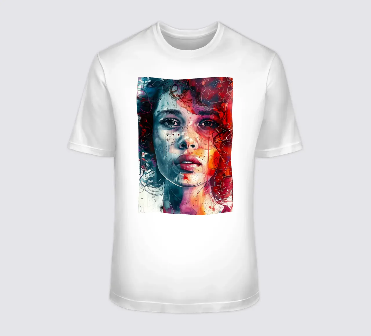Portrait of Sofia t-shirt by Justyna Jaszke JBJart