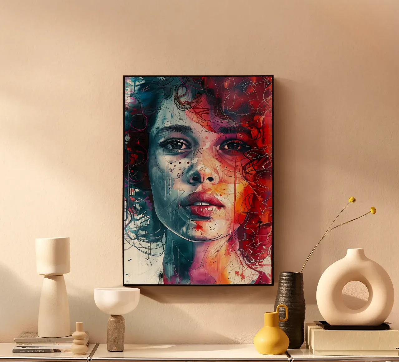 Portrait de Sofia plexiglas de Justyna Jaszke JBJart