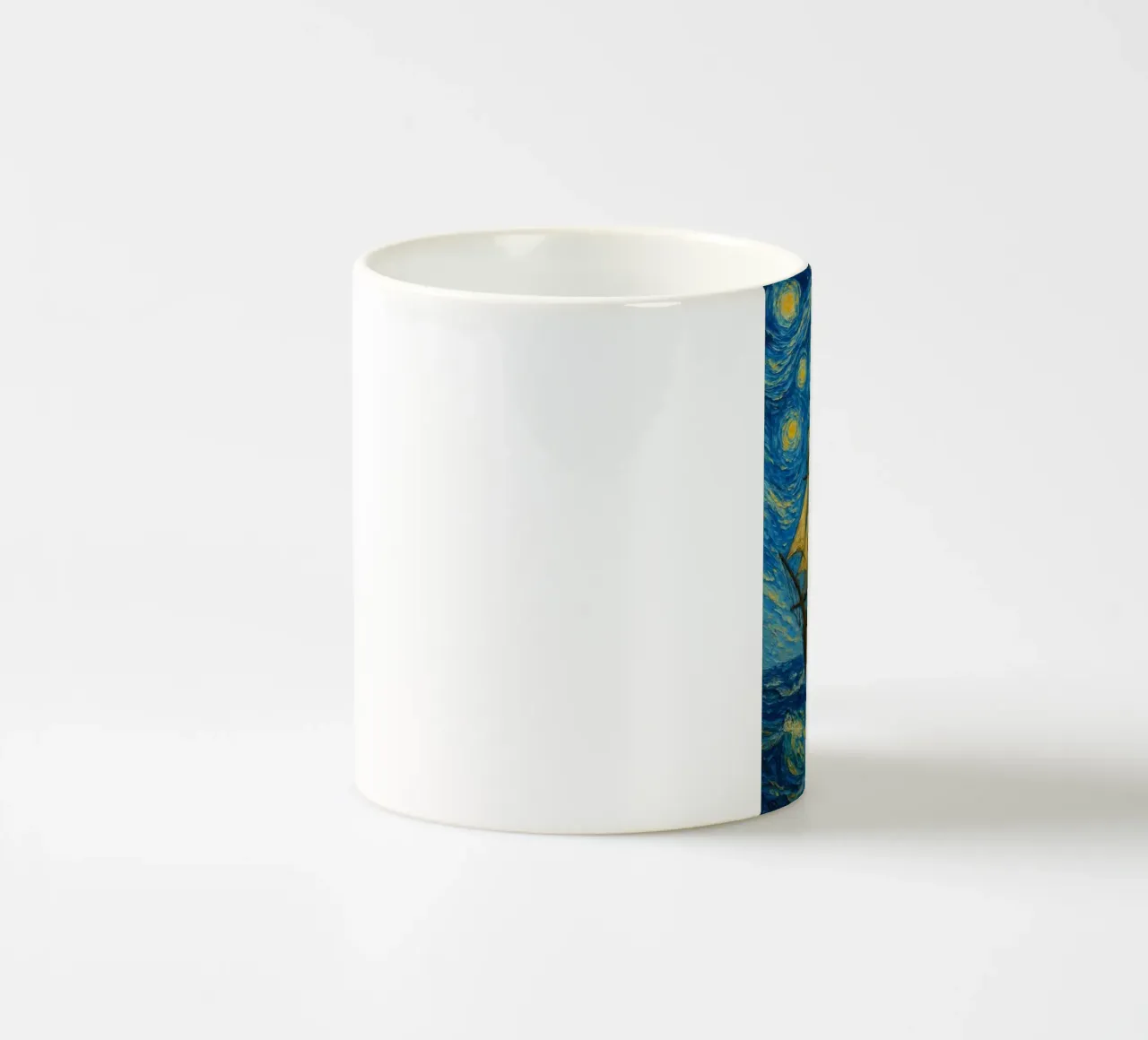 nave che naviga in una notte stellata tazza in ceramica da Piper Shop Oke