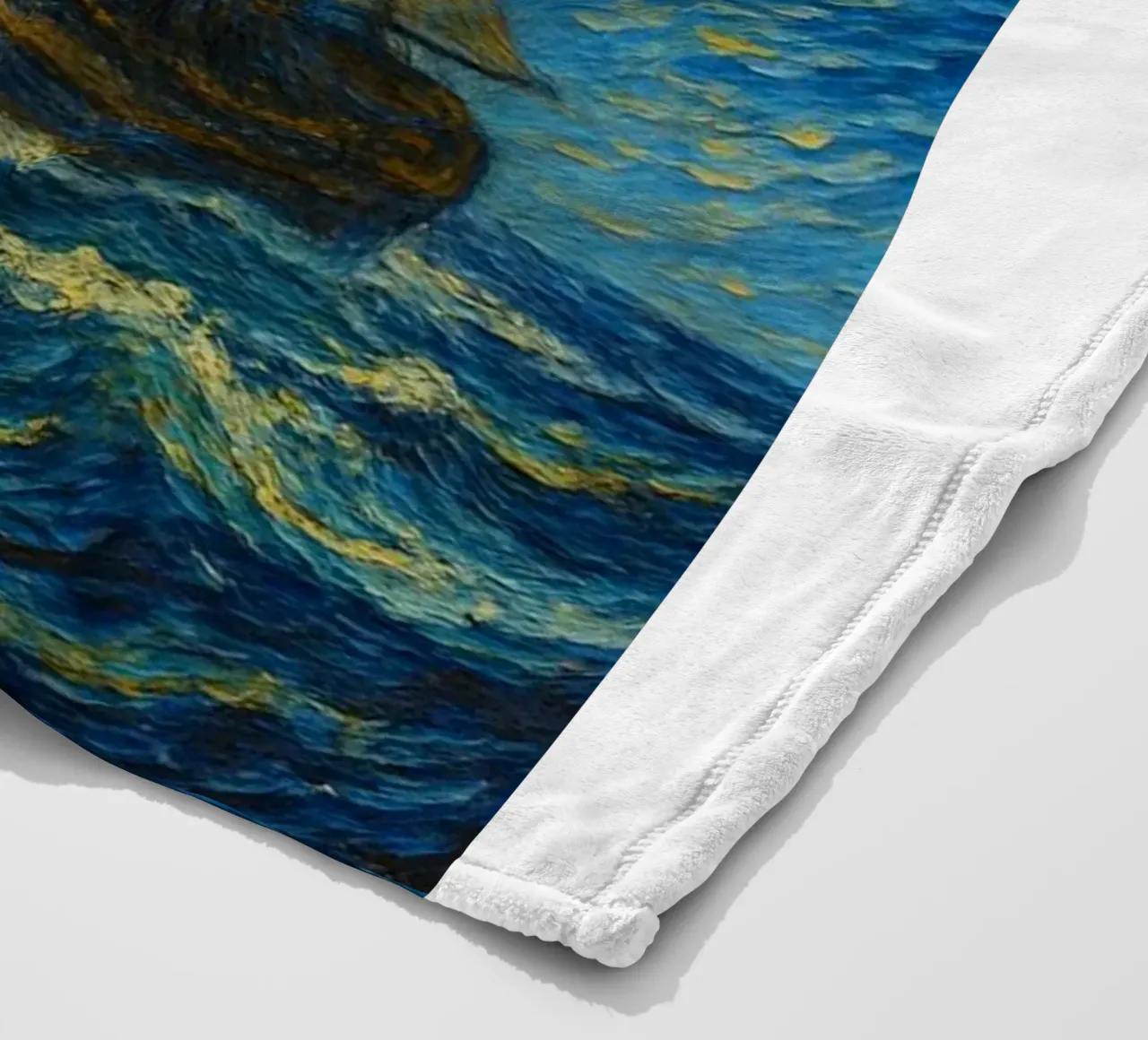nave che naviga in una notte stellata coperta in pile da Piper Shop Oke