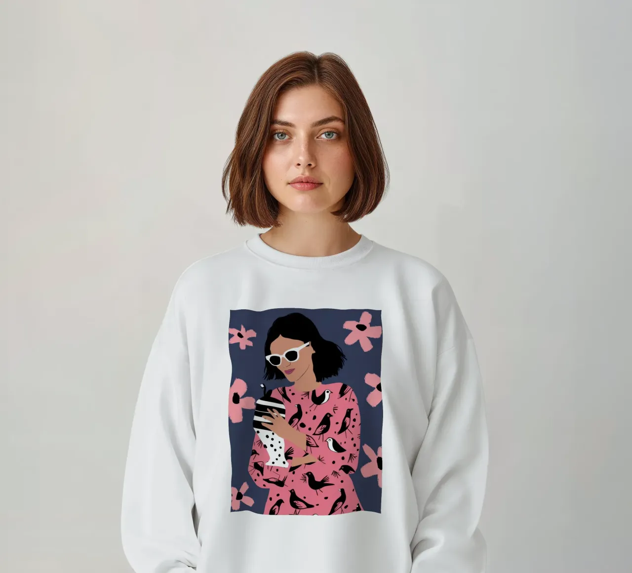 Camicetta maculata Phone felpa da Peak Delusion