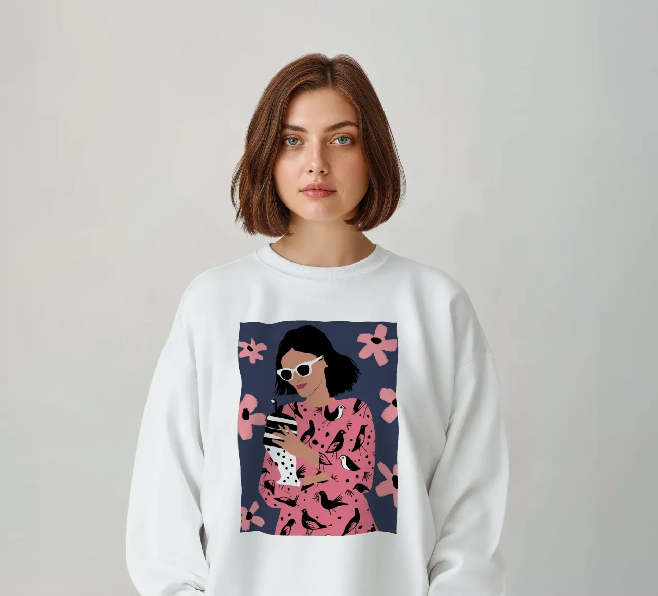 Chemisier à pois Téléphone sweat de Peak Delusion