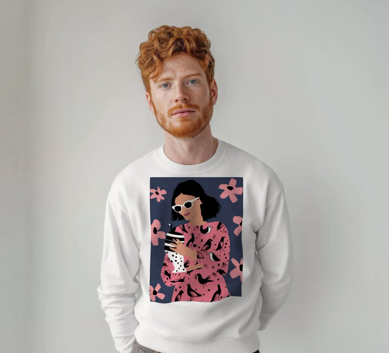 Chemisier à pois Téléphone sweat de Peak Delusion