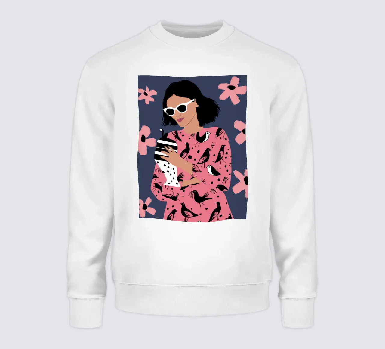 Camicetta maculata Phone felpa da Peak Delusion