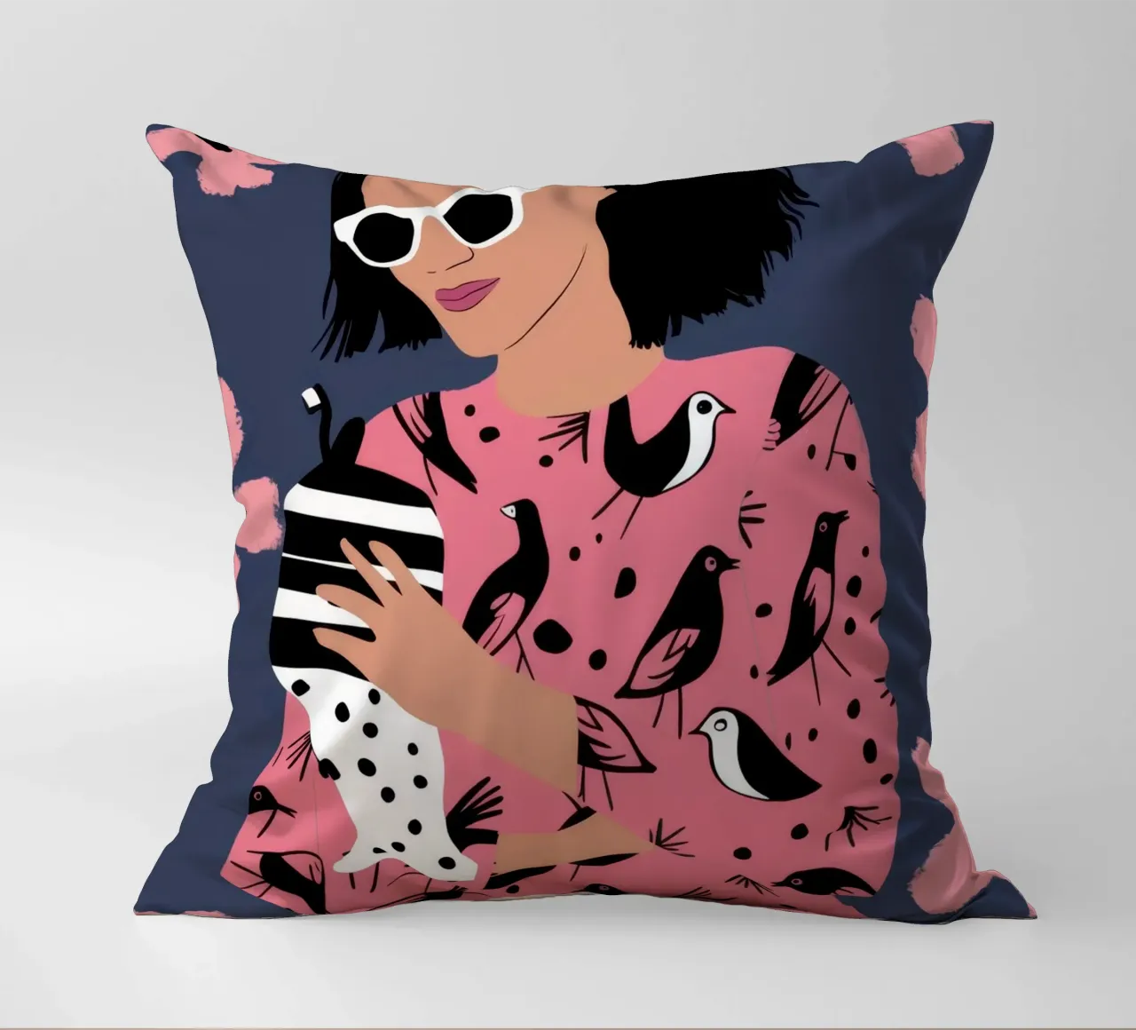 Camicetta maculata Phone cuscino da Peak Delusion