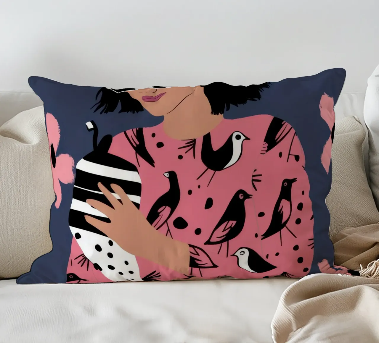 Camicetta maculata Phone cuscino da Peak Delusion