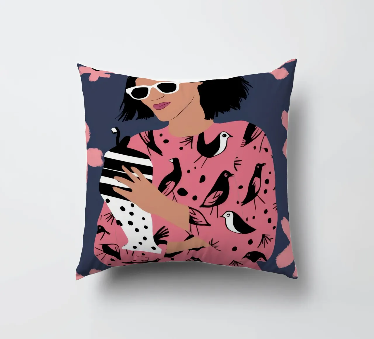 Camicetta maculata Phone cuscino da Peak Delusion