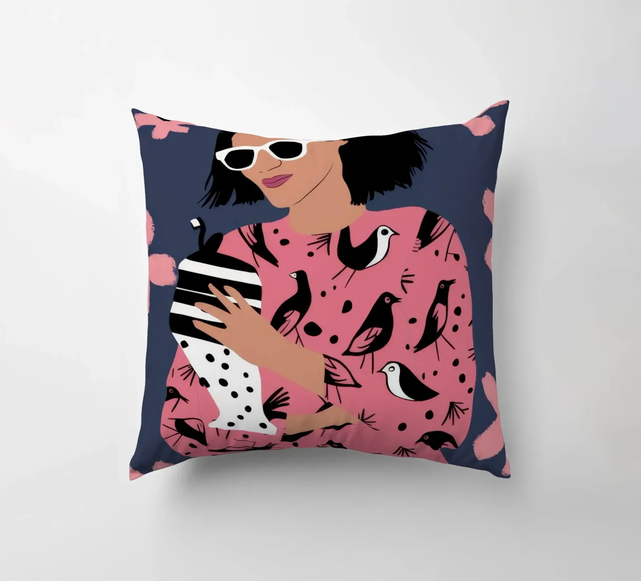 Camicetta maculata Phone cuscino da Peak Delusion