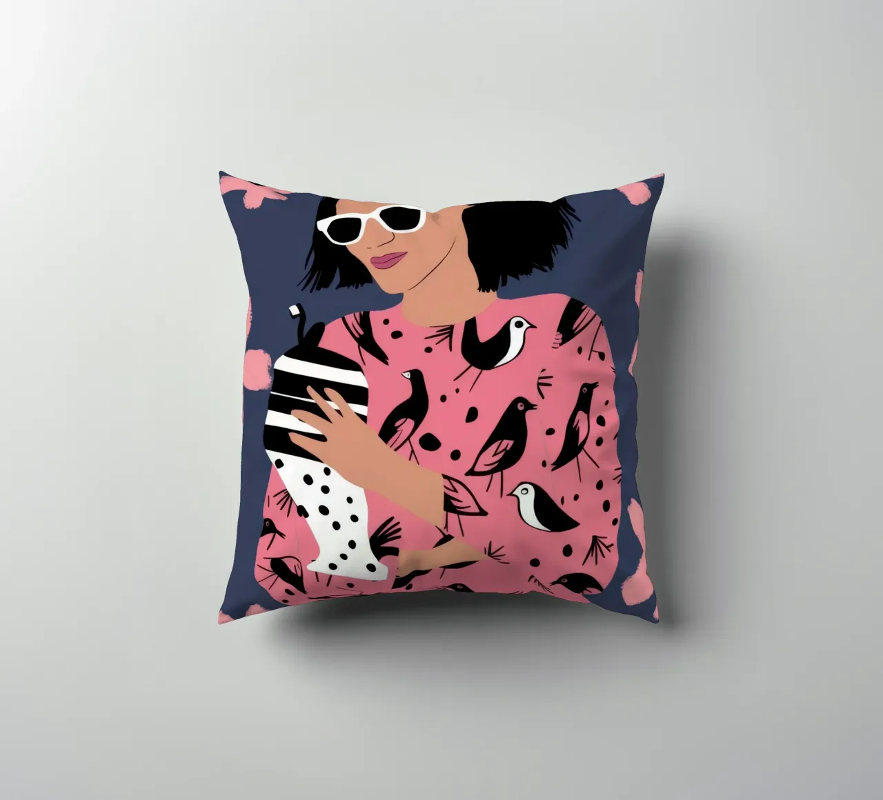 Camicetta maculata Phone cuscino da Peak Delusion