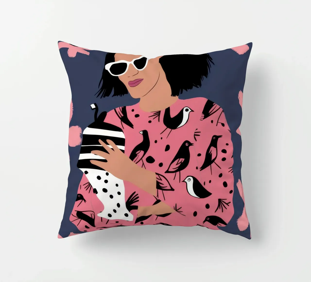 Camicetta maculata Phone cuscino da Peak Delusion