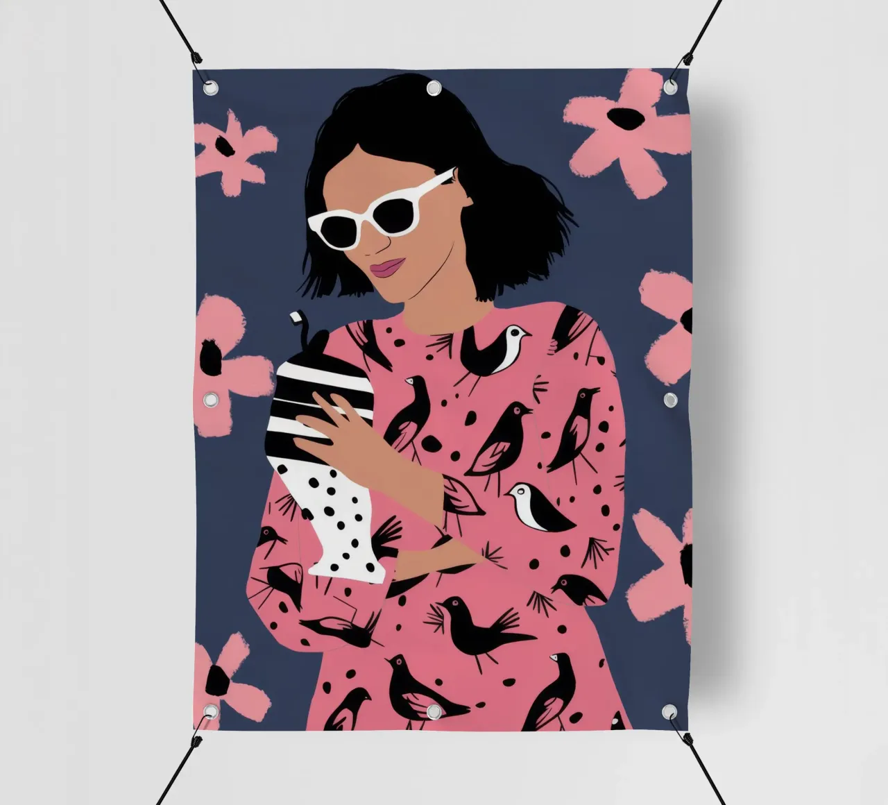 Camicetta maculata Phone telo in pvc da Peak Delusion