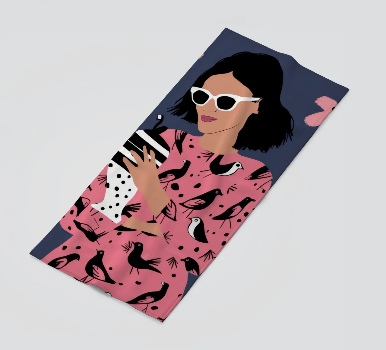 Camicetta maculata Phone telo mare da Peak Delusion