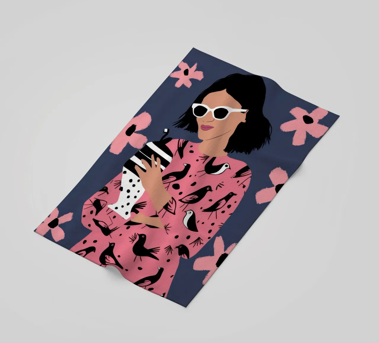 Camicetta maculata Phone telo mare da Peak Delusion