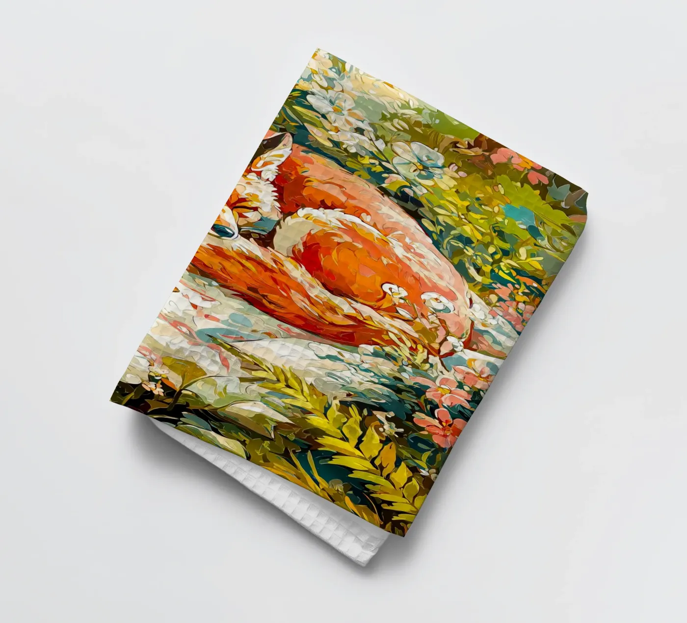 Fuchs Geschirrtuch von Justyna Jaszke JBJart