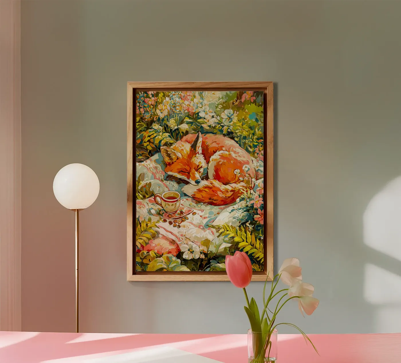 Fox forex plate by Justyna Jaszke JBJart