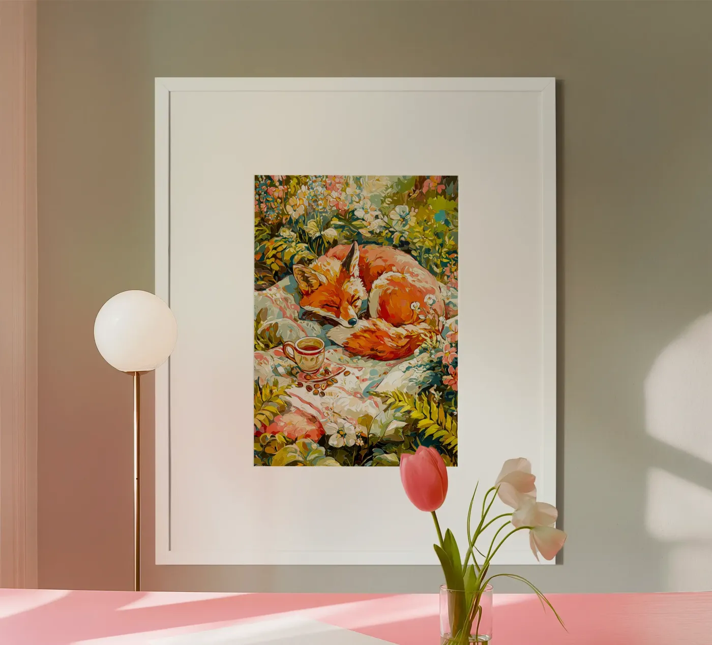 Fox poster by Justyna Jaszke JBJart