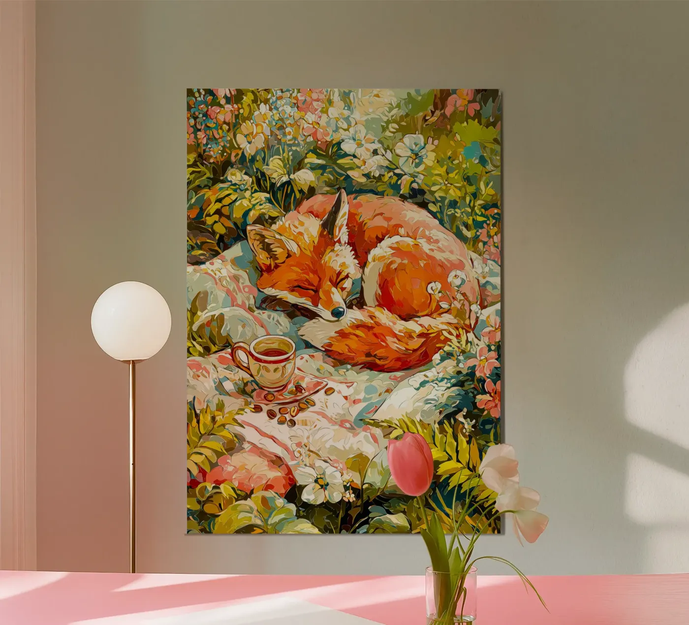 Fox poster by Justyna Jaszke JBJart