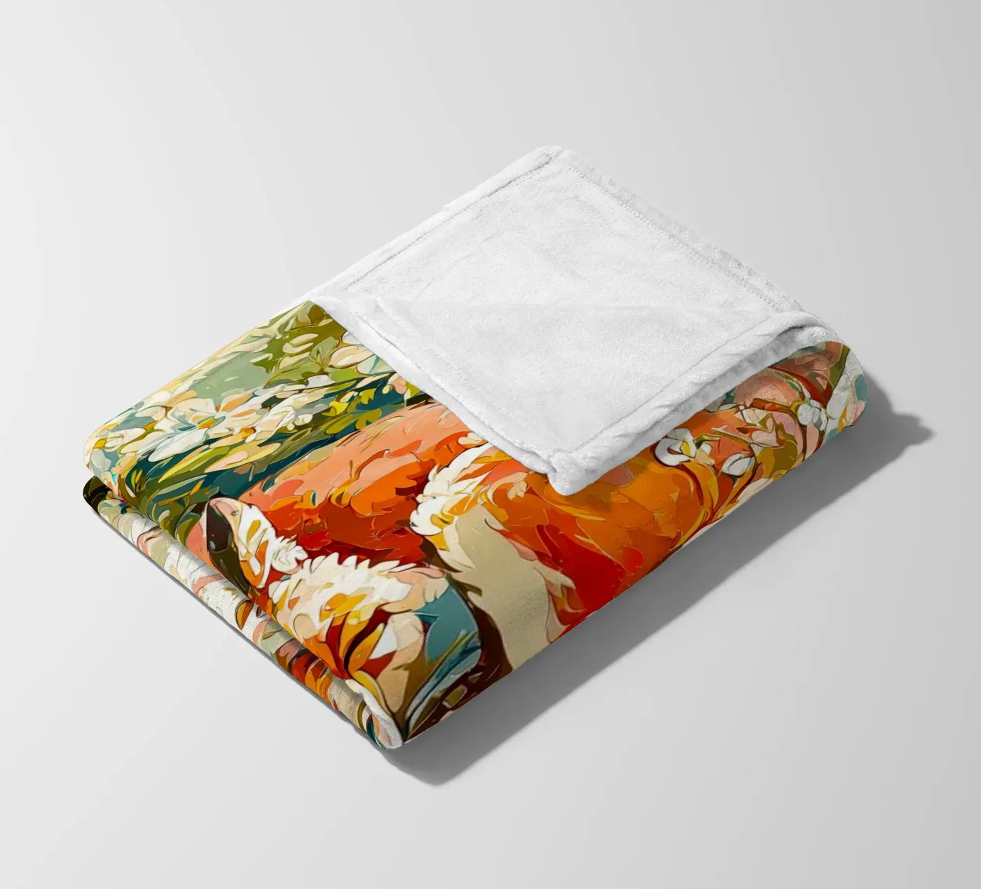 Fuchs Fleecedecke von Justyna Jaszke JBJart