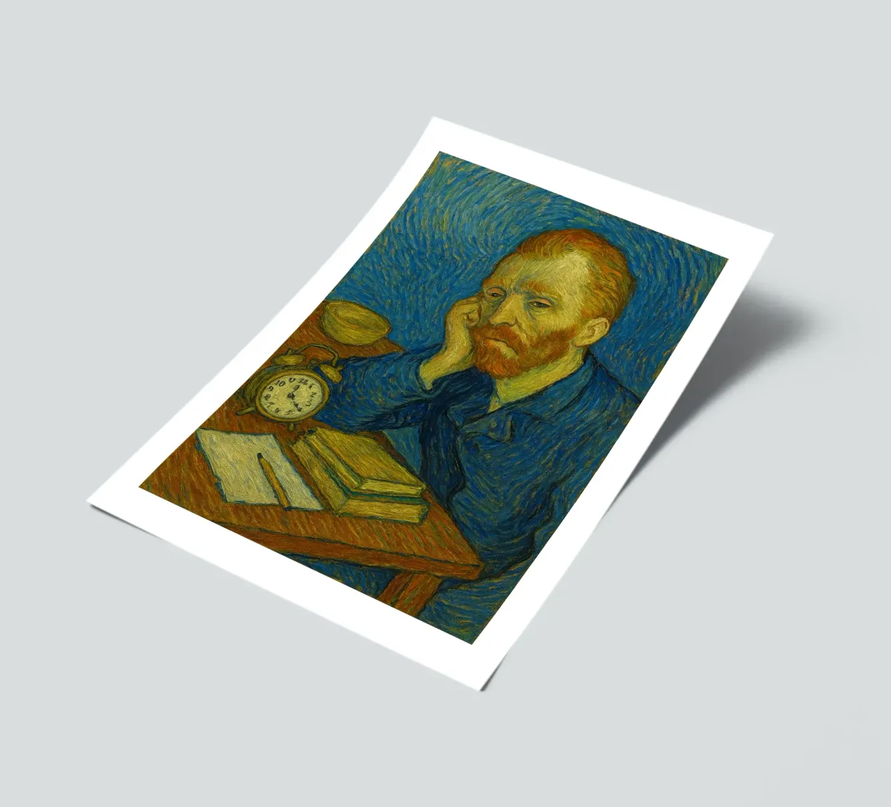 stellt einen sitzenden Mann dar Stickerbogen von Piper Shop Oke