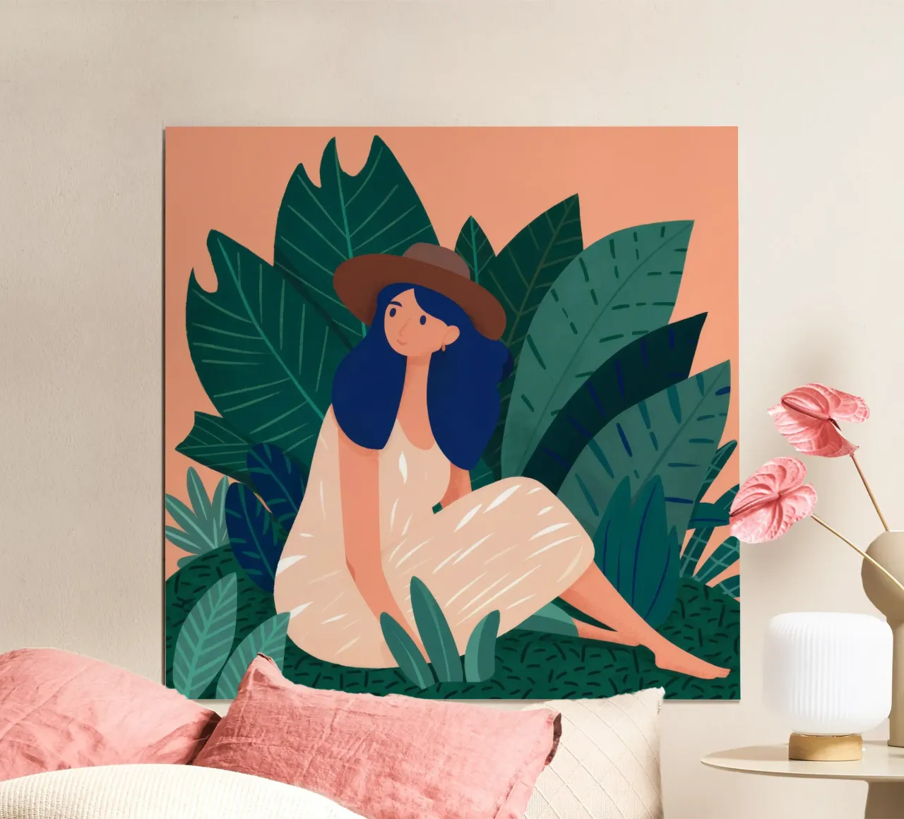 Cappello da sole Serenity poster da Peak Delusion