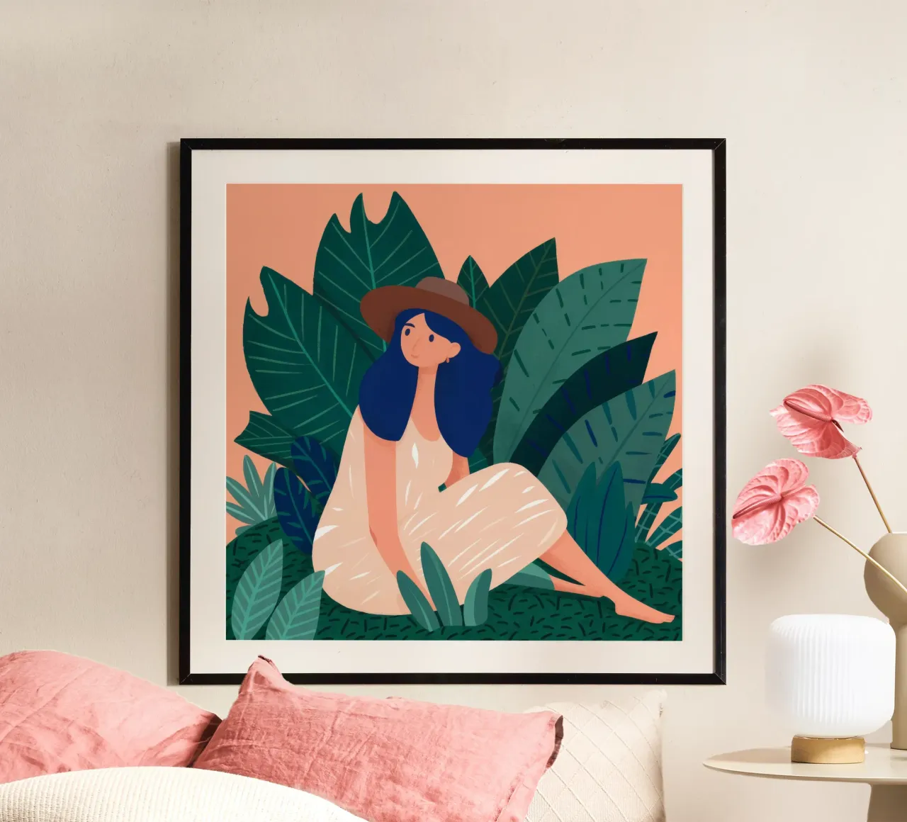 Cappello da sole Serenity poster da Peak Delusion