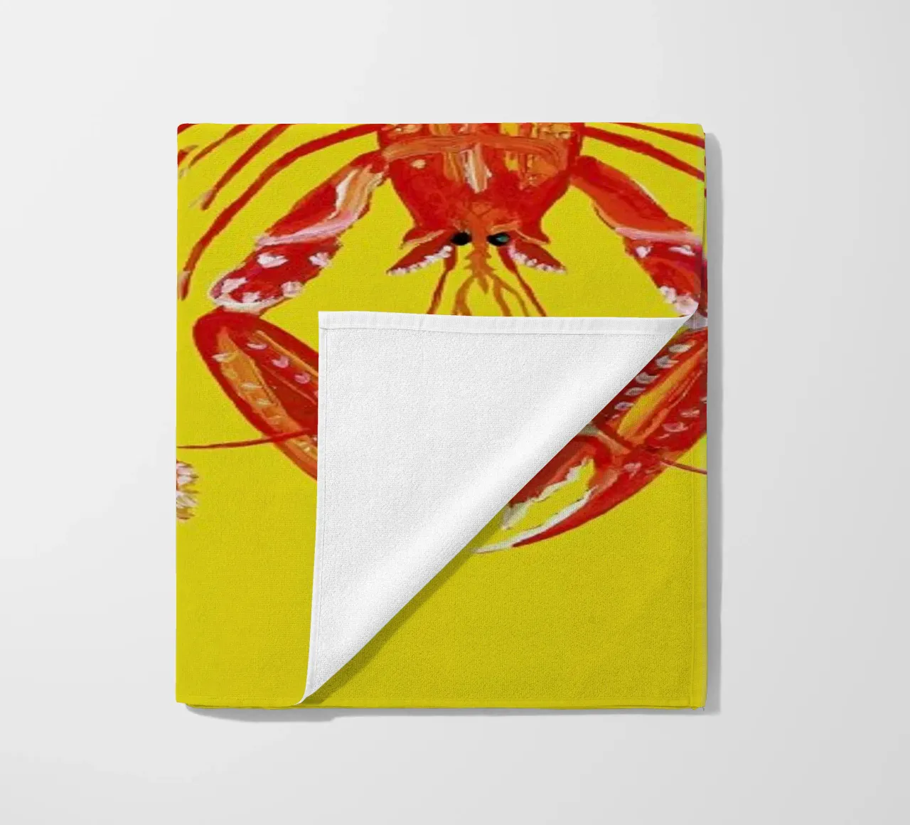 Langoustines On Yellow telo mare da Alice Straker