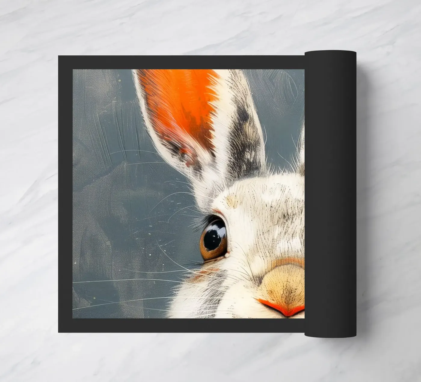 Rabbit doormat by Justyna Jaszke JBJart