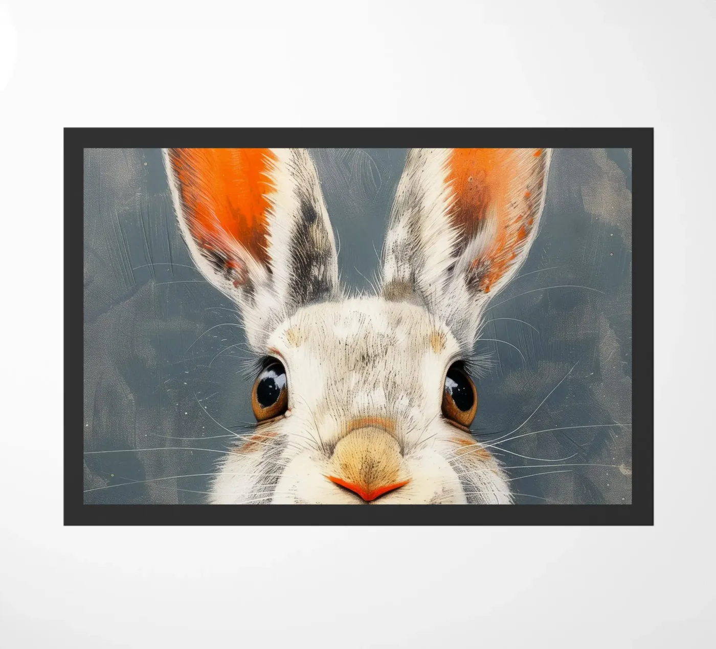 Rabbit doormat by Justyna Jaszke JBJart