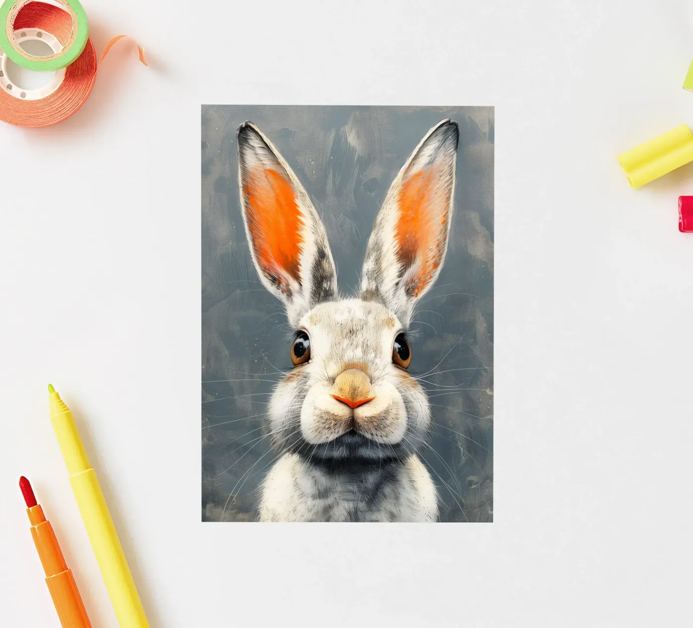 Rabbit sticker by Justyna Jaszke JBJart