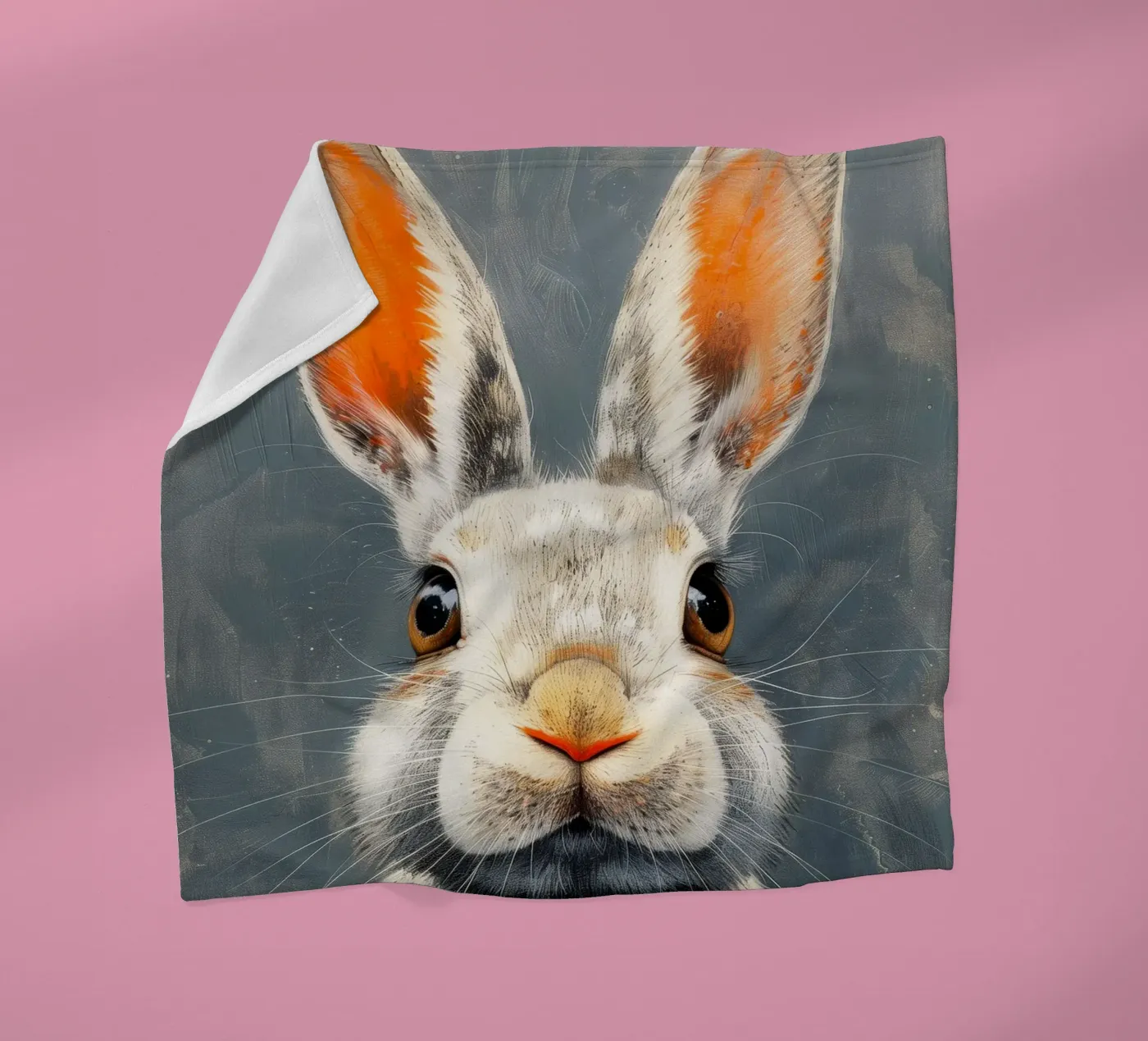 Rabbit fleecedeken van Justyna Jaszke JBJart