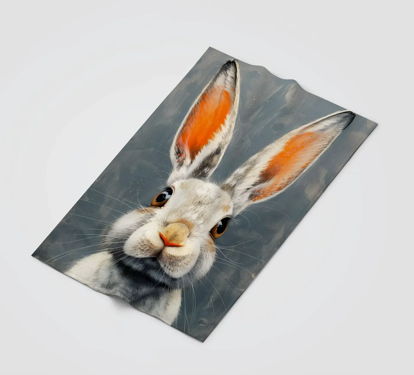 Rabbit fleecedeken van Justyna Jaszke JBJart