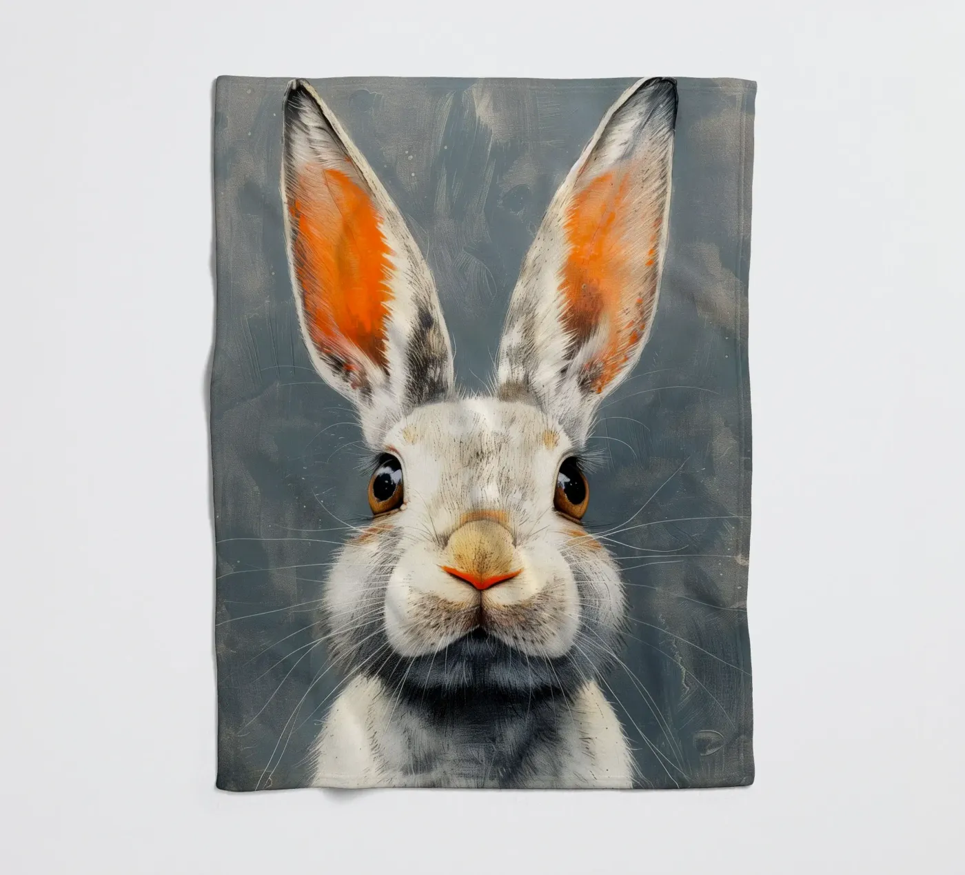 Rabbit fleecedeken van Justyna Jaszke JBJart