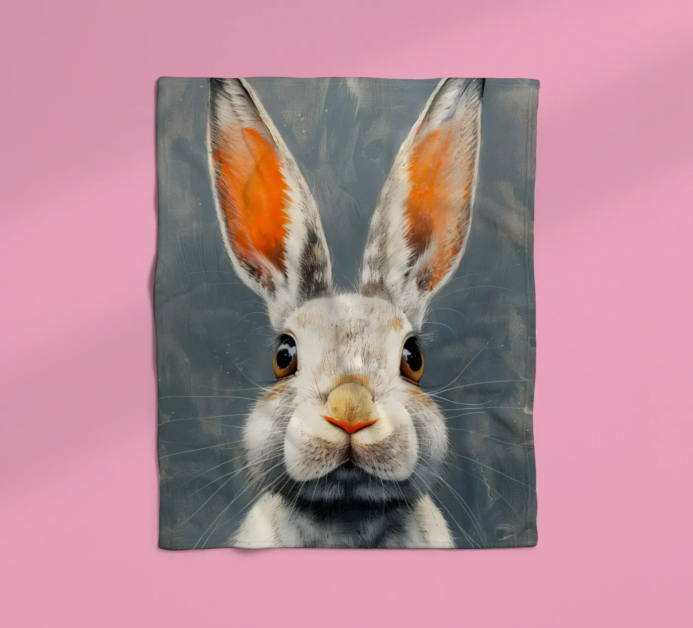 Rabbit fleecedeken van Justyna Jaszke JBJart