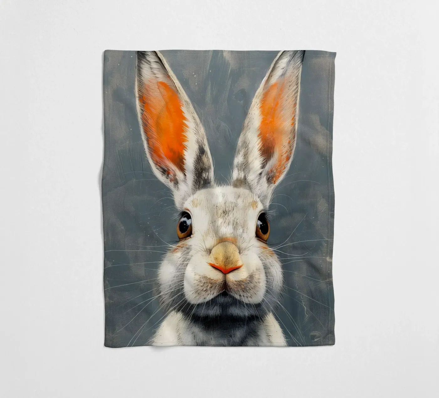 Rabbit fleecedeken van Justyna Jaszke JBJart