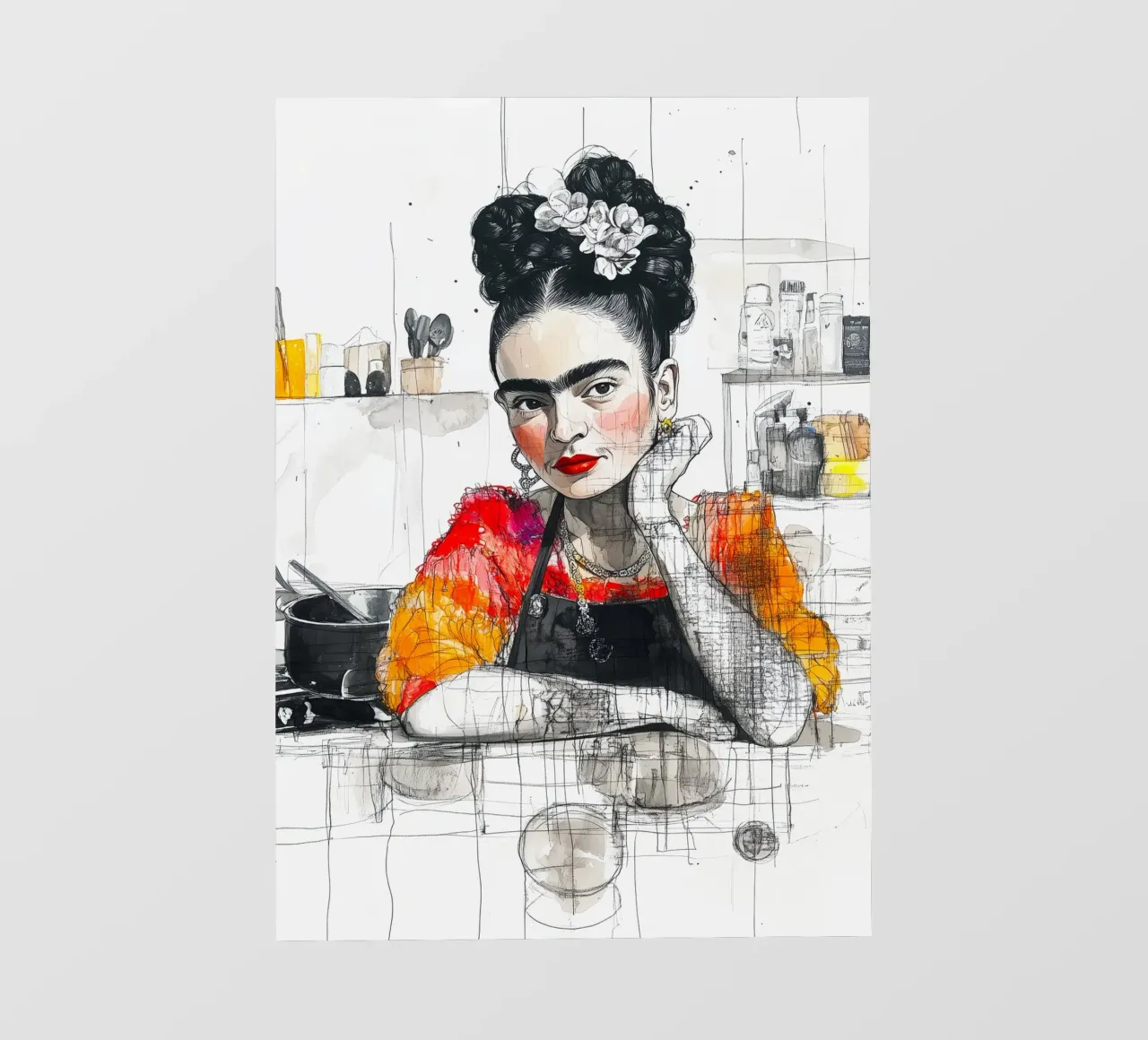 In cucina telo in pvc da Justyna Jaszke JBJart