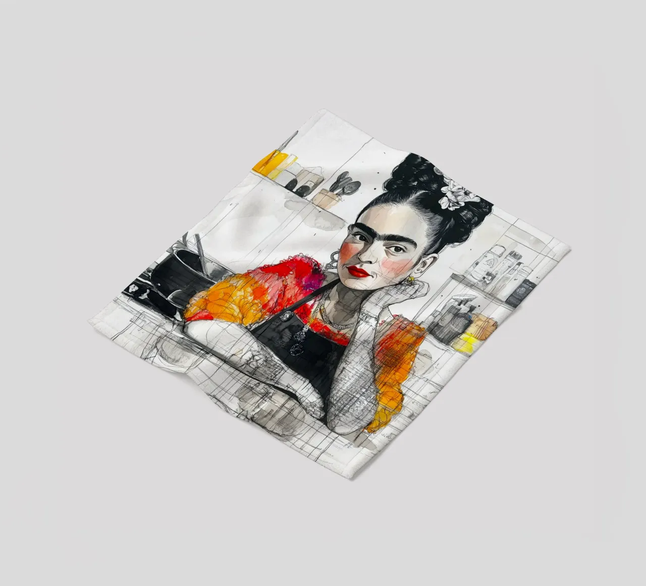 In cucina coperta in pile da Justyna Jaszke JBJart