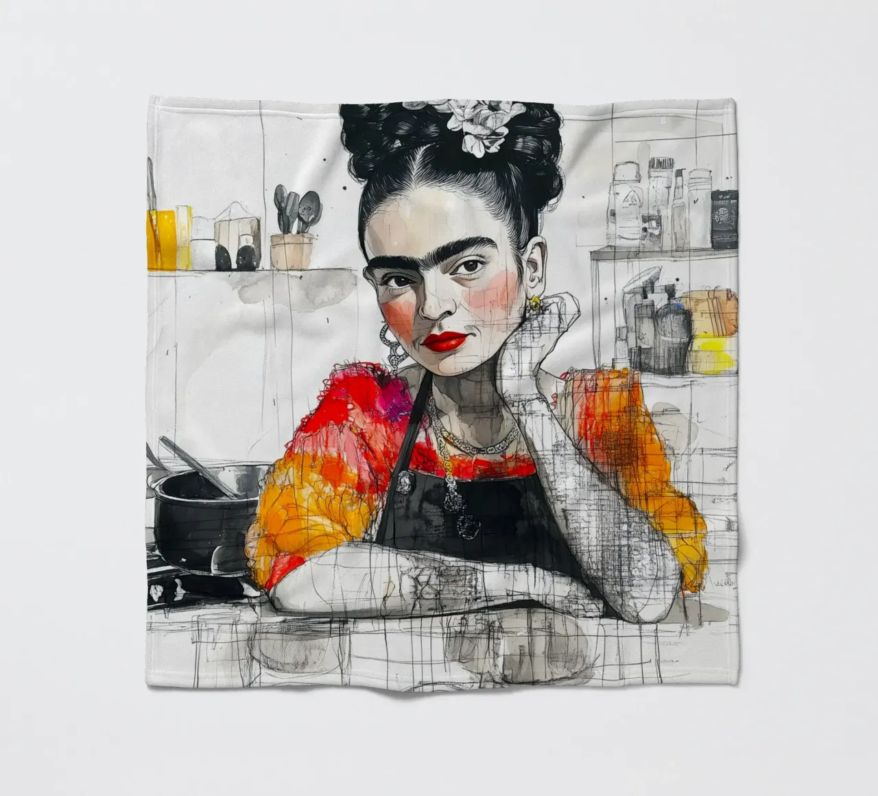 In cucina coperta in pile da Justyna Jaszke JBJart