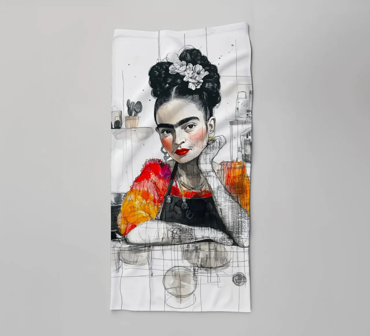 In cucina asciugamano da bagno da Justyna Jaszke JBJart