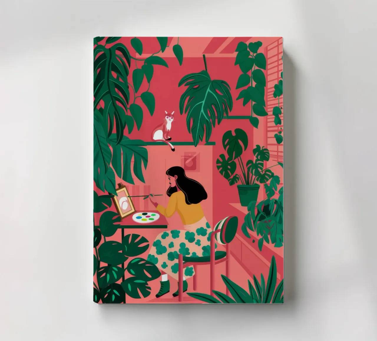 Indoor Jungle Repose notebook by Peak Delusion