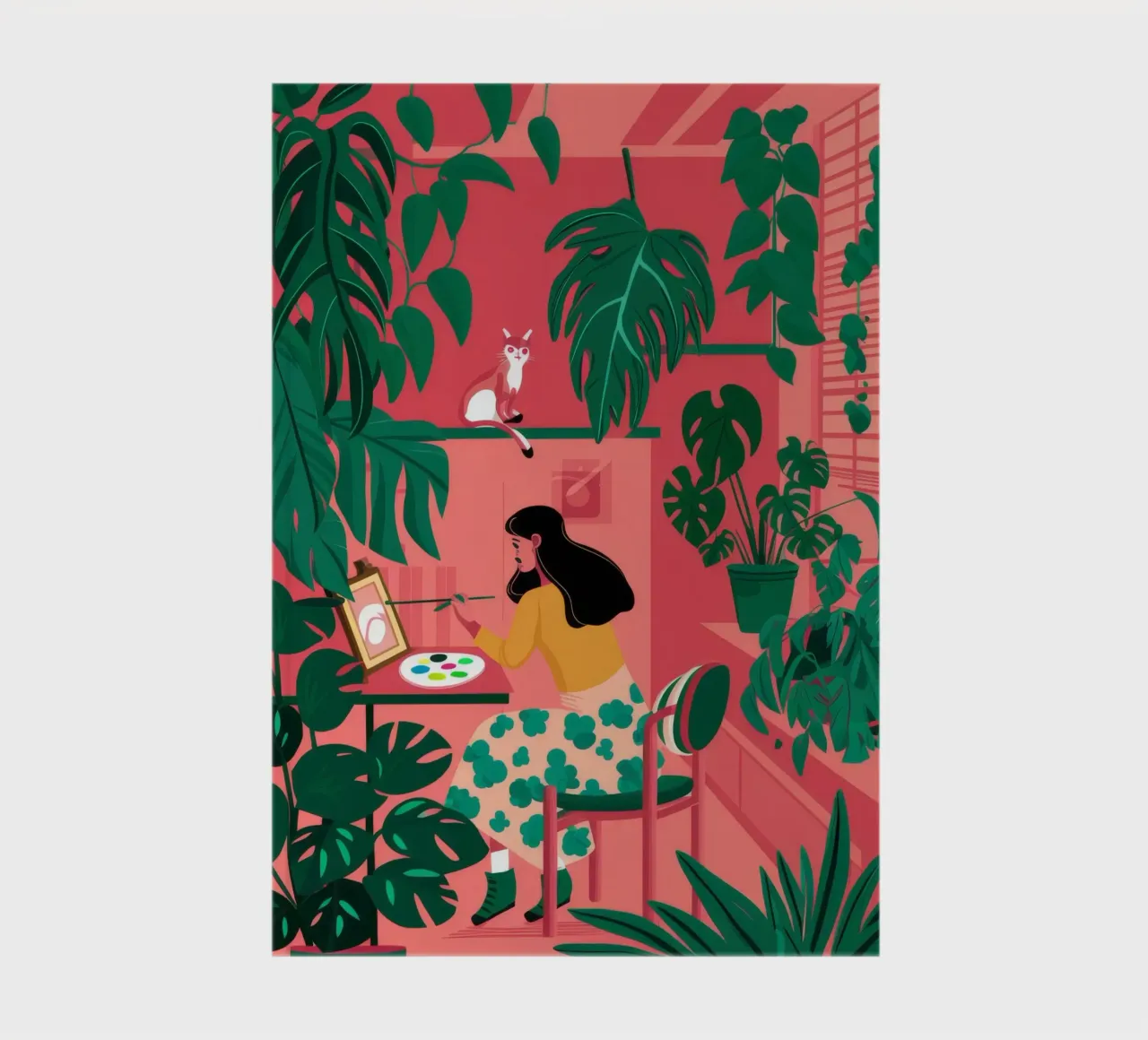 Indoor Jungle Repose notebook by Peak Delusion