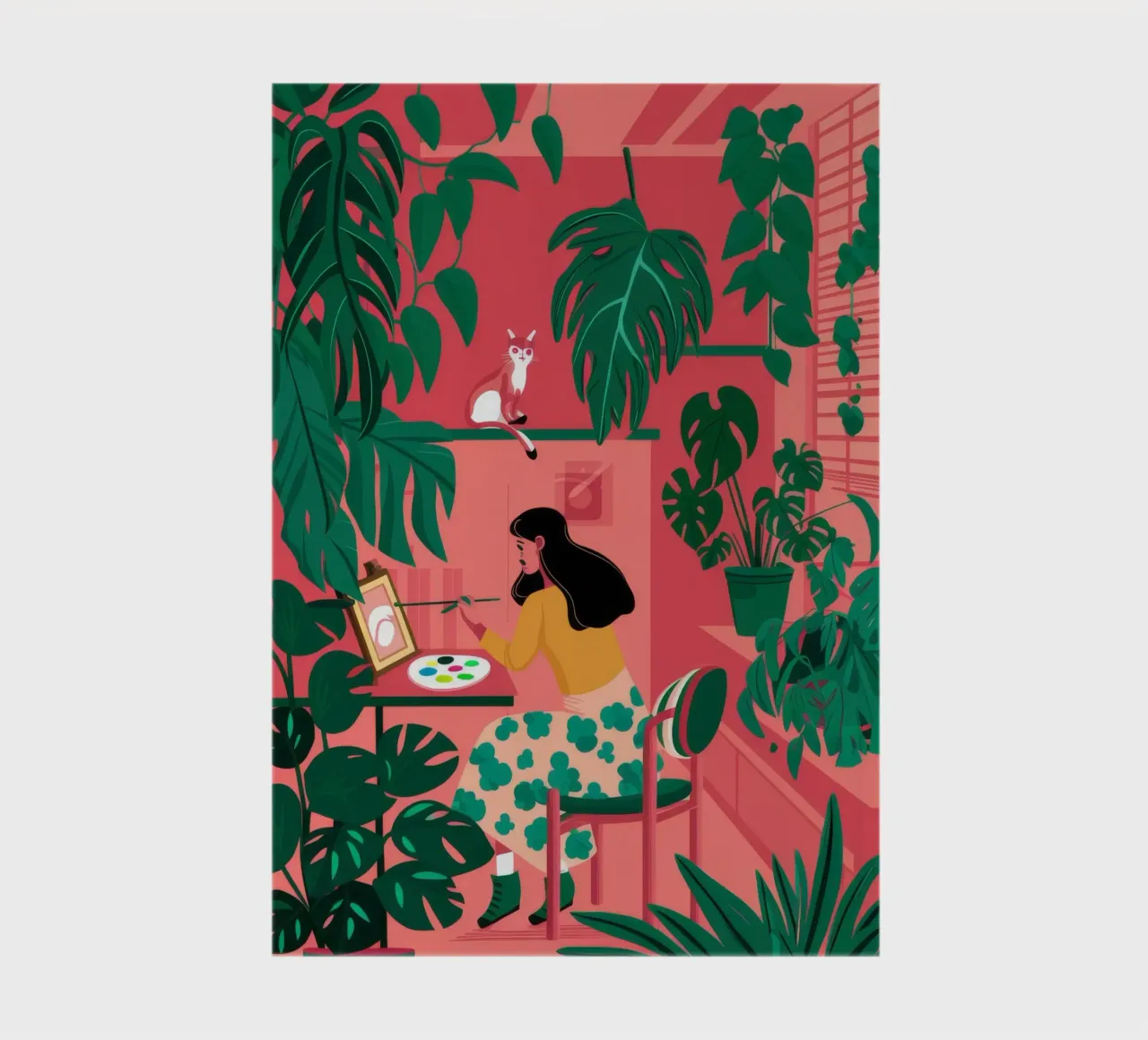 Indoor Jungle Repose notebook by Peak Delusion