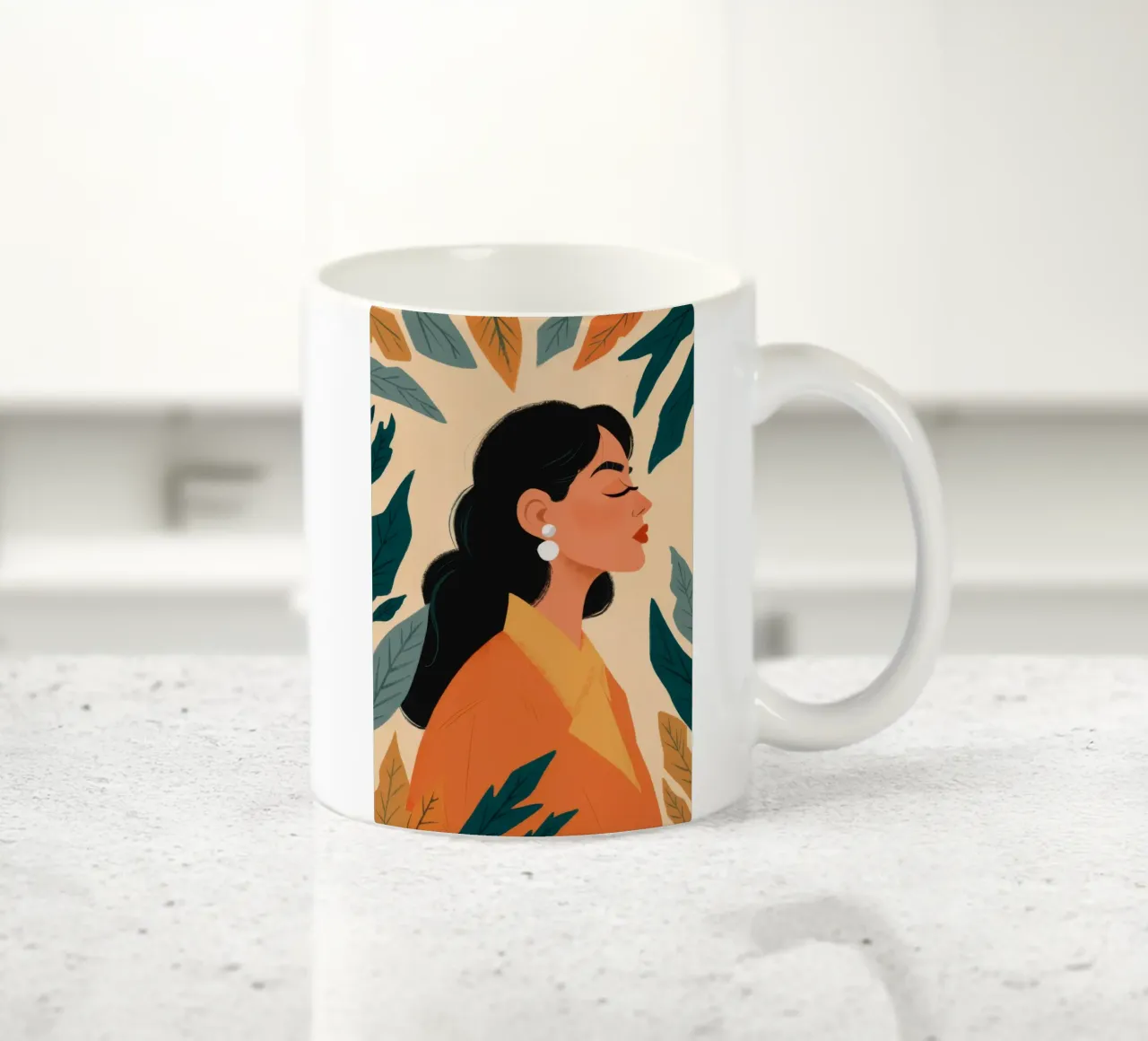 Contemplazione del giardino d'aranci tazza in ceramica da Peak Delusion