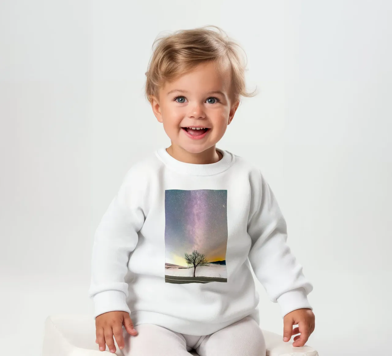 crepuscolo neutro felpa neonato da space words