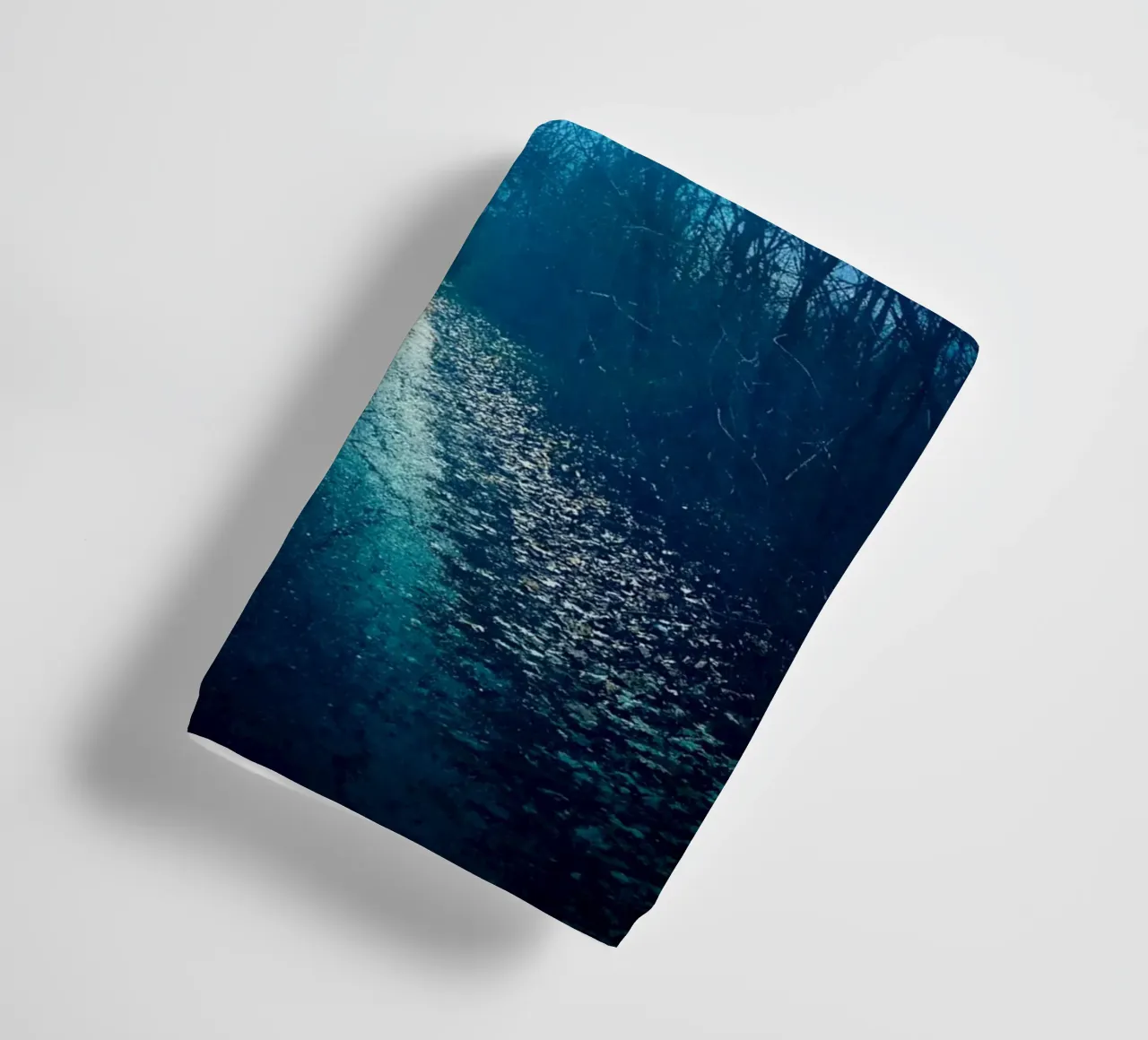 clair de lune dans la forêt serviette de bain de space words